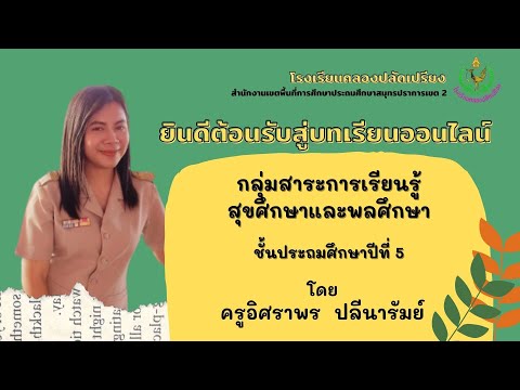 วิชาสุขศึกษาป.5 เรื่อง ข้อมูลข่าวสารเพื่อการสร้างเสริมสุขภาพ