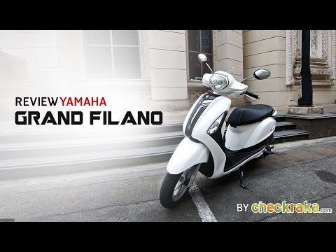VIDEO : review รีวิว ยามาฮ่า แกรนด์ ฟีลาโน่ - yamaha grand filano - จักรยานยนต์ออโตเมติกรุ่นใหม่ หรูหราเพียบพร้อมด้วย เทคโนโลยีเกินตัวแ ...