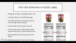 Food Labels