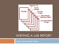 How to write a lab report