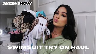 Huge Fashion Nova Bathing Suit Try-On Haul Cover Ups, Bikinis, One Pieces More
