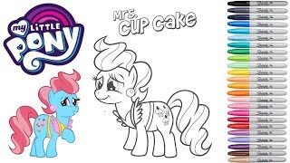 Coloring Mlp My Little Pony Mrs Cup Cake Coloring Book Page For Kids