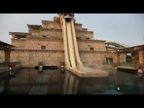 Leap of Faith Water Slide, Aquaventure,Atlantis Palm, Dubai, UAE:Shot on 