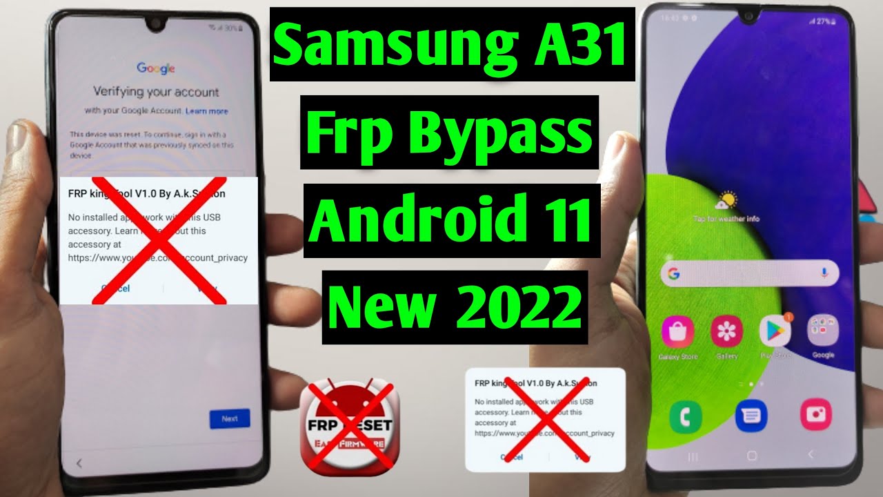 New 2022 | Samsung A31 Frp Bypass/Unlock Google Account New 2022 | Samsung A31 Frp Bypass/Unlock Google Account