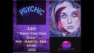 Leo, "Water your own grass."