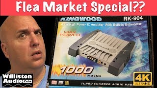 Amp With Built In Subwoofer? Kingwood Rk-904 Flea Market Special 4K