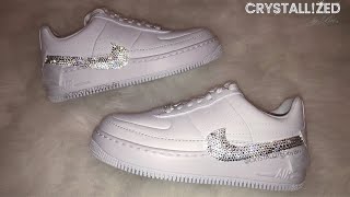 Swarovski Crystal Nike Air Sneakers Crystallized Women's Shoes Bling by CRYSTALL!ZED by Bri Running