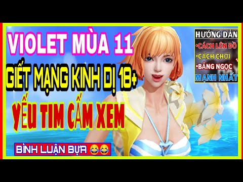Violet mùa 11 | Phù hiệu và Bảng ngọc Violet mùa 11 đi rừng chuẩn nhất dành cho anh em thích violet