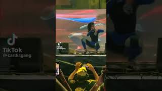 Offset And Cardi B Performing Clout At Rolling Loud