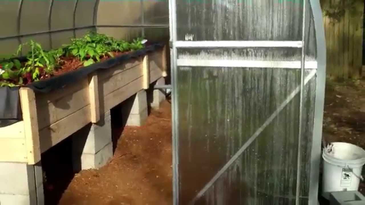 Aquaponics Greenhouse Tour - YouTube