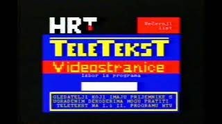 Hrt 2 - Odjava Programa, Tv Raspored I Videostranice 23.12.1993.