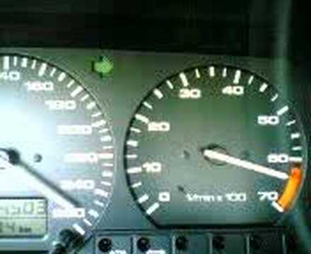 Vw Corrado 29 turbo vr6 max speed obrotomierz predkosc maksymalna predkosc 