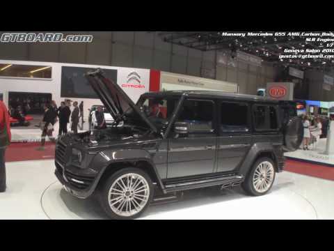 1080p Mansory G55 AMG SLRpowered Carbon Body in detail