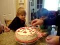 Zaid and David Decorate My Princess Bday Cake -- Feb 12, 2010