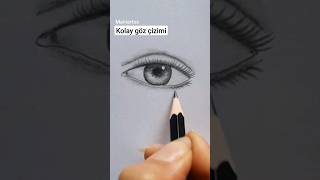 kolay göz çizimi / #aynen #türkiye #türk #art #çizim  #eyedrawing #eyes #drawing