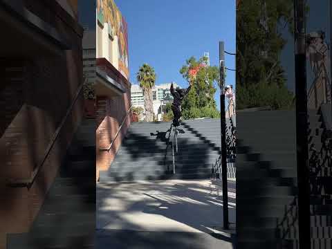 Rayssa Leal's Back Smith down Hollywood 16 - from @AprilSkateboards "Turbo Green"