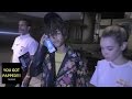 Jaden Smith with girlfriend Sarah Snyder shows off his new cell phone made of water