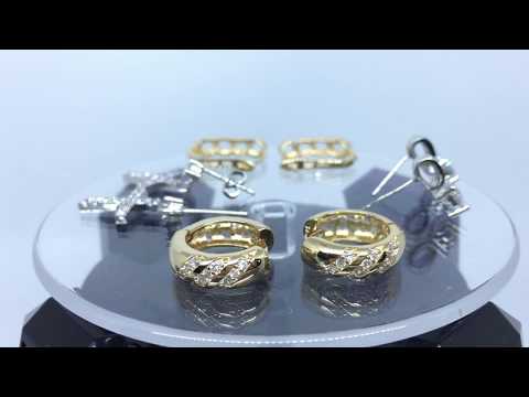 VIDEO : supplier anting emas 18k, anting salib emas putih & perhiasan imitasi lainnya - https://www.tokopedia.com/rinnjewelry https://www.bukalapak.com/oninstore wa: 085801590745 supplier perhiasan berlian & ...