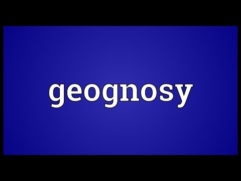 Header of geognosy