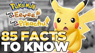 85 Facts for Pokemon Let's Go Pikachu & Eevee | Austin John Plays