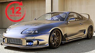 BEST 12 HOUR Toyota Supra 2JZ-GTE Turbo 2 step, rev, idle, loud! Relaxation, whi