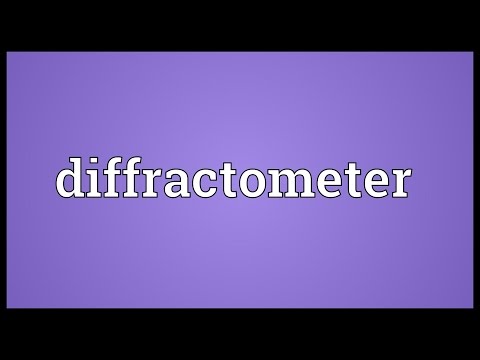 Header of diffractometer