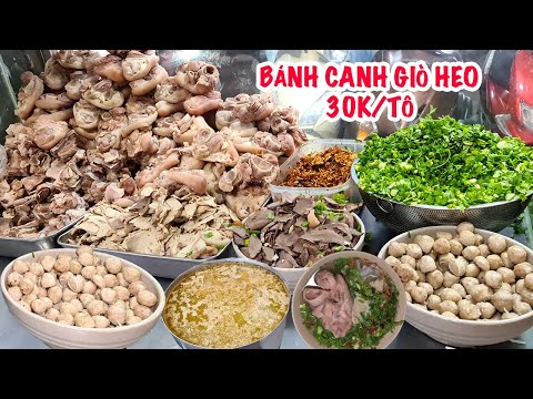 Tô bánh canh giò gân ngon sần sật chỉ 30k bán hơn 30 tại Sài Gòn - Vi Na TV