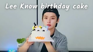 Lee Know is built different - jokbal as cake (Lee Know birthday vlive)