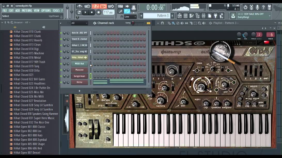 Как сделать трэп в fl studio 9