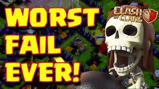 Clash of Clans Worst/Funny WAR Attack Ever 2018
