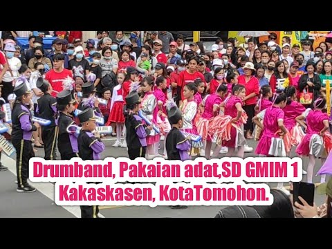 Drumband, Pakaian adat, SD GMIM 1 Kakaskasen, Kota Tomohon 17.08.2022
