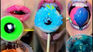 Satisfying Asmr Eating Emoji Food Challenge Compilation Mukbang 먹방