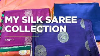 My Silk Saree Collection In Tamil Part -1 My Pattu Saree Collection Pure Kanchipuram Pattu