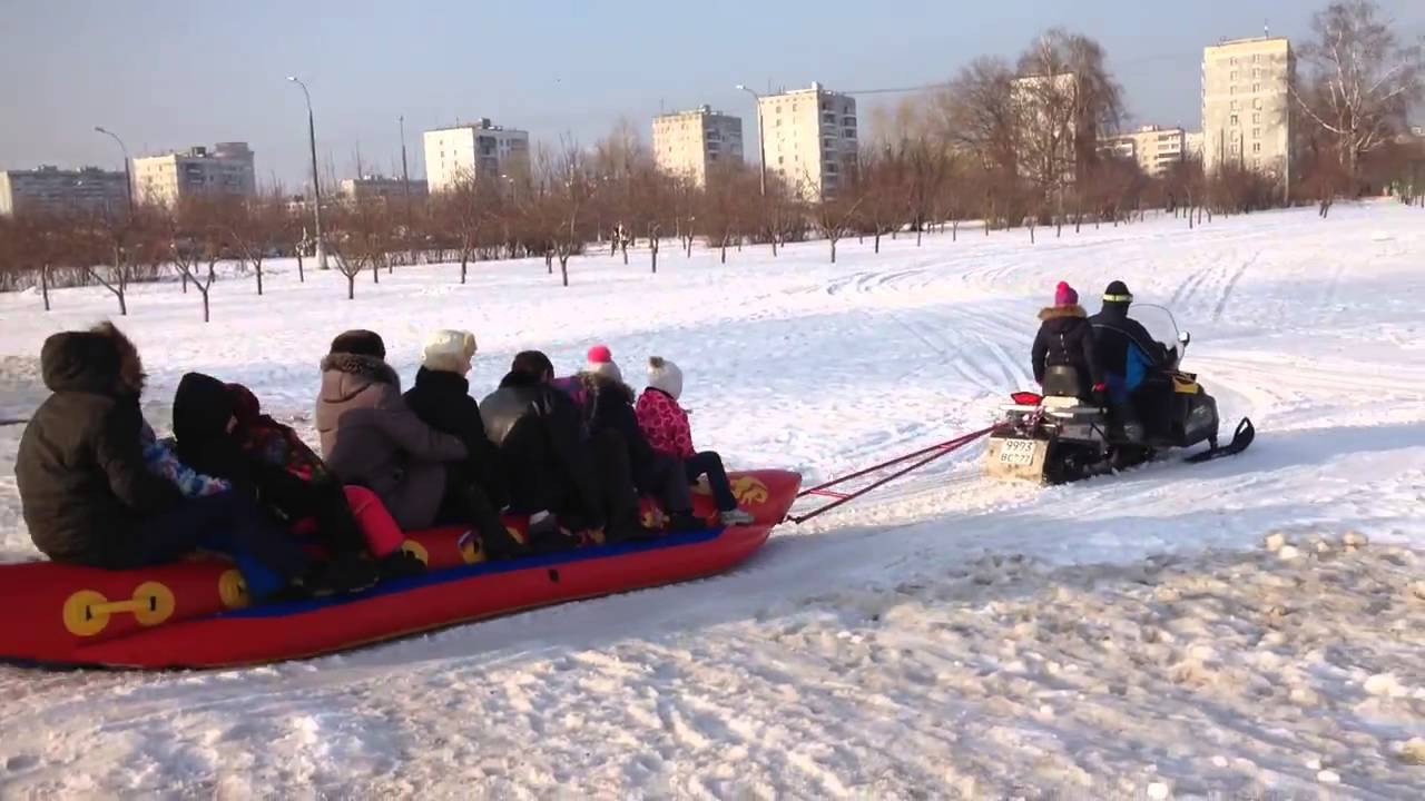 Покатушки на большом член-аттракционе