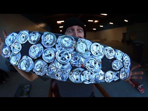 SODA CAN GRIP TAPE! | YOU MAKE IT WE SKATE IT EP 71