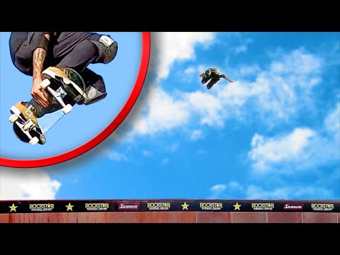 MEGA RAMP VS GLASS SKATEBOARD with ELLIOT SLOAN