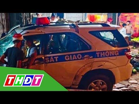 Đình chỉ công tác cán bộ lái xe CSGT gây tai nạn ở Bình Dương | THDT