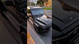 Dubai Streets Vibes Black Mercedes G-Wagon Looking Like A Beast
