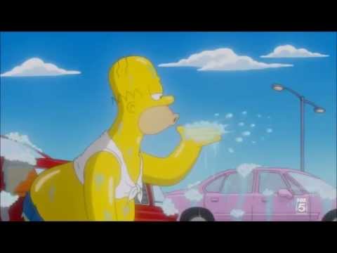 The Simpsons - Family Guy - Crossover - Carwash Scene 