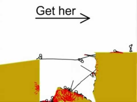 stickman fighting for a girl - YouTube