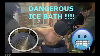 Crazy Ice Bath Challenge Dangerous