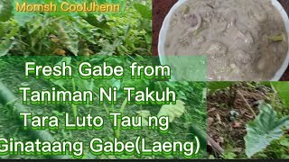 Taiwan Gabe ,Lets Cook Pinay Style..ginataang Gabe Laeng