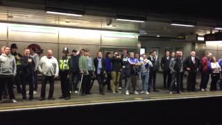 Yids At The Tube Station After Chelsea-Spurs Game