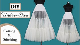 Diy Underskirt How To Make Puffy Underskirt Diy Petticoat Tullecancan Underskirt
