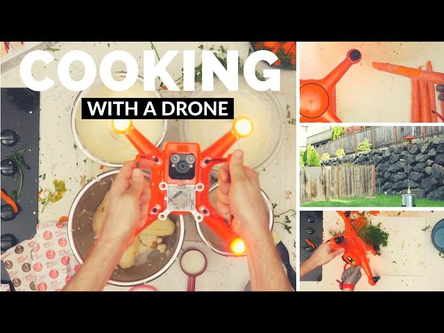 How To Cook Thanksgiving Dinner With A Drone - Video