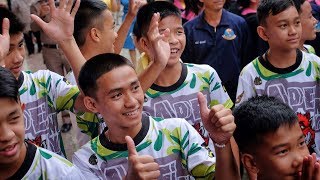 Thai soccer team speaks about cave rescue Thai soccer team speaks about cave rescue