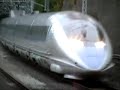 東海道新幹線　熱海駅通過　(Tokaido Shinkansen Atami Station)