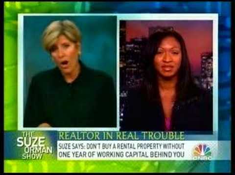 Suze Orman speaks to strapped realtor