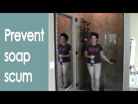 Keep Glass Shower Doors Clean (how to) - Renee Romeo