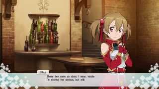 SWORD ART ONLINE Re: Hollow Fragment - drunk silica scene
